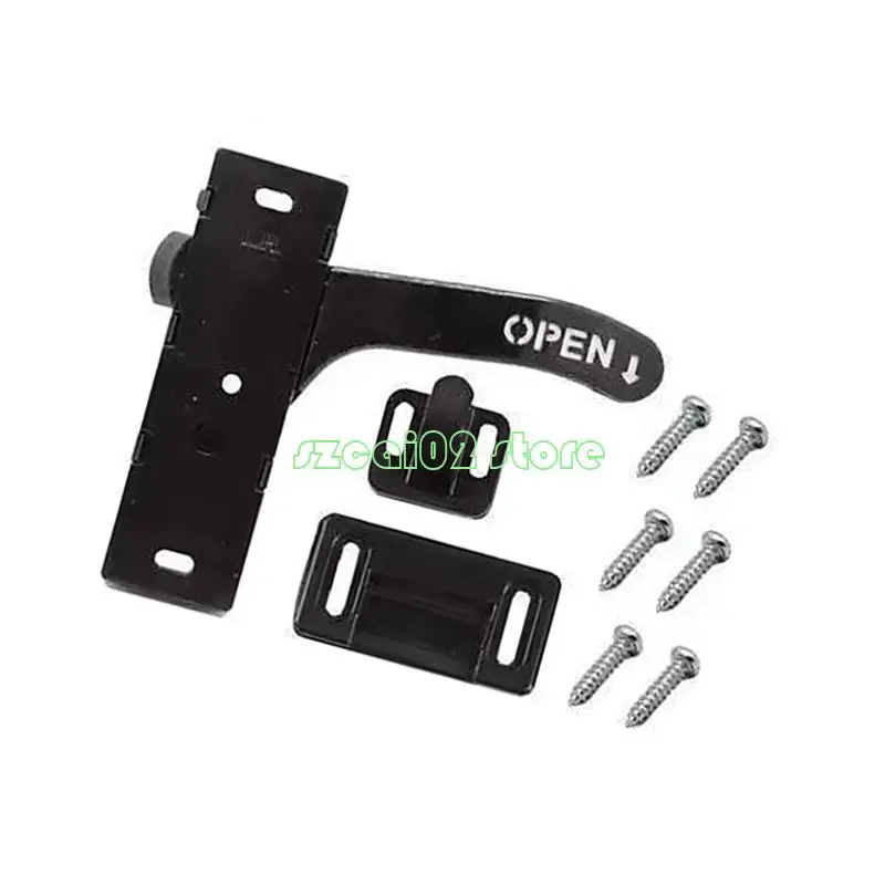 400B RVs Screen Door Handle Latches ABS Construction Easy Installation Universal Antislip Grip For Campers Accessories