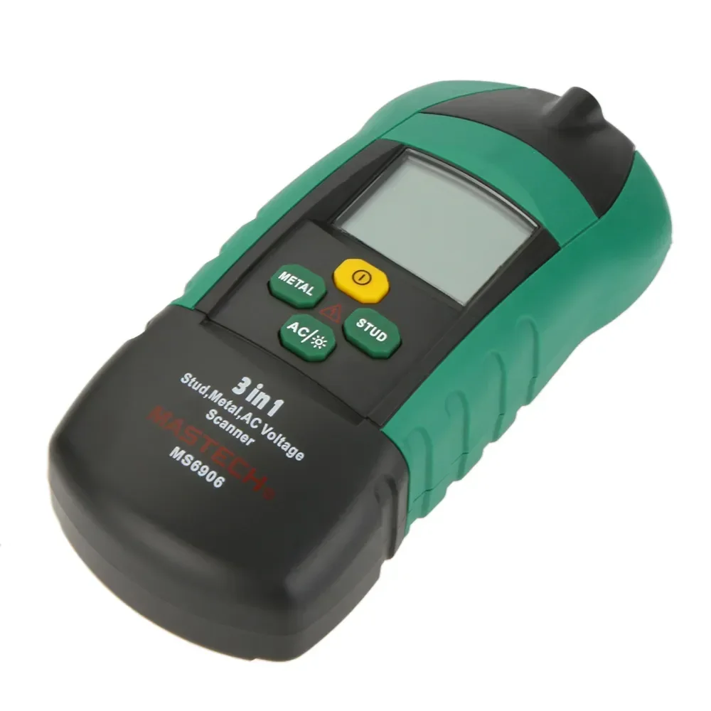 MASTECH MS6906 3 in 1 Multi-function Stud Metal AC Voltage Scanner Detector Tester Thickness Gauge w/ NCV Test