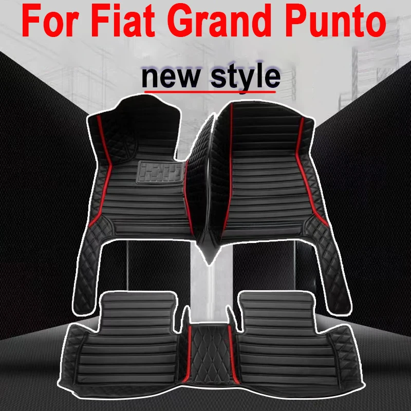 

Car Floor Mats For Fiat Grand Punto Project 199 2005~2009 3door Tapetes Para Carro Alfombrillas Coche Car Mats Car Accessories