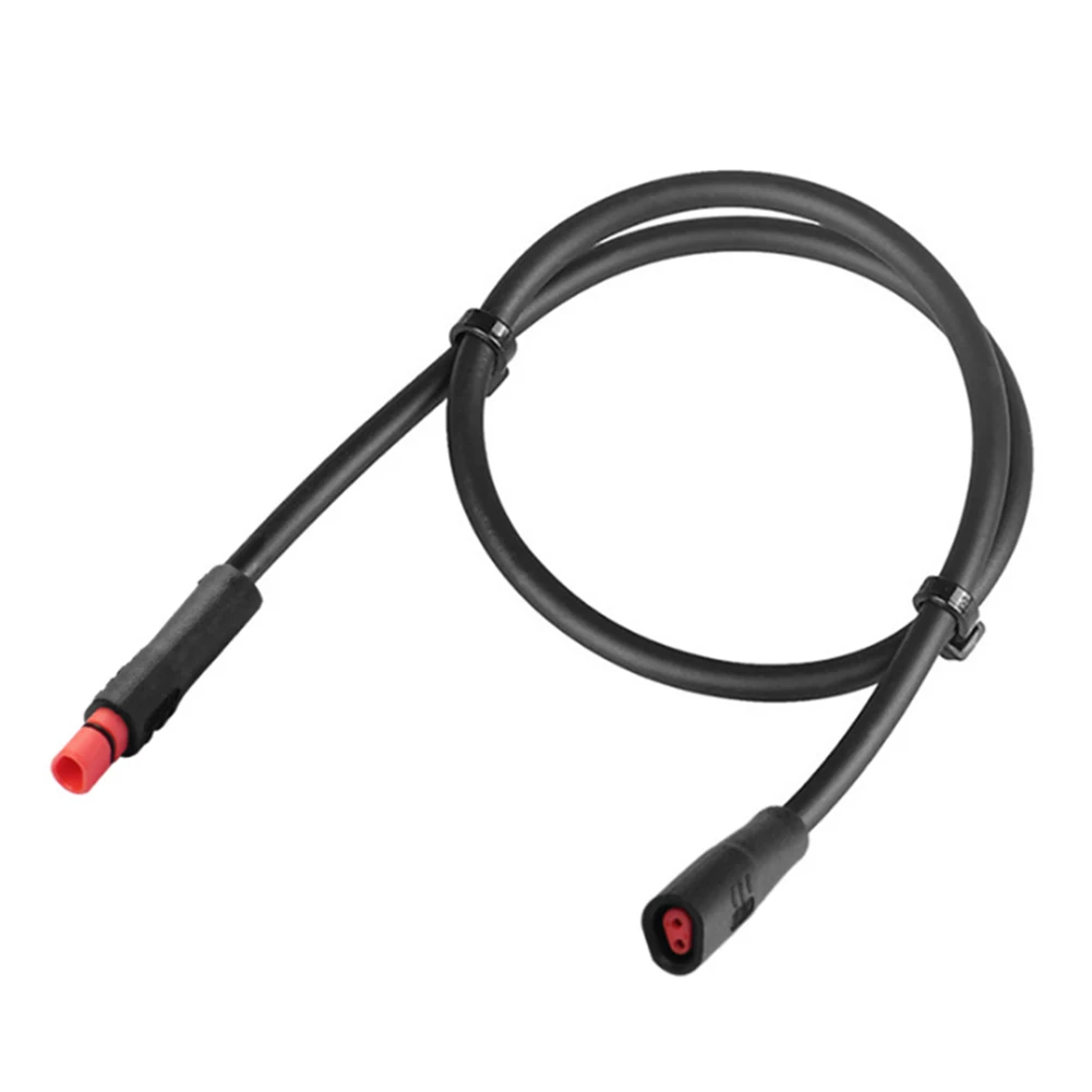 

605mm E-bike Extension Cable Signal Cable 2Pin Waterproof Special-shaped Plug E-bike Extension Cable Bicycle Components Parts