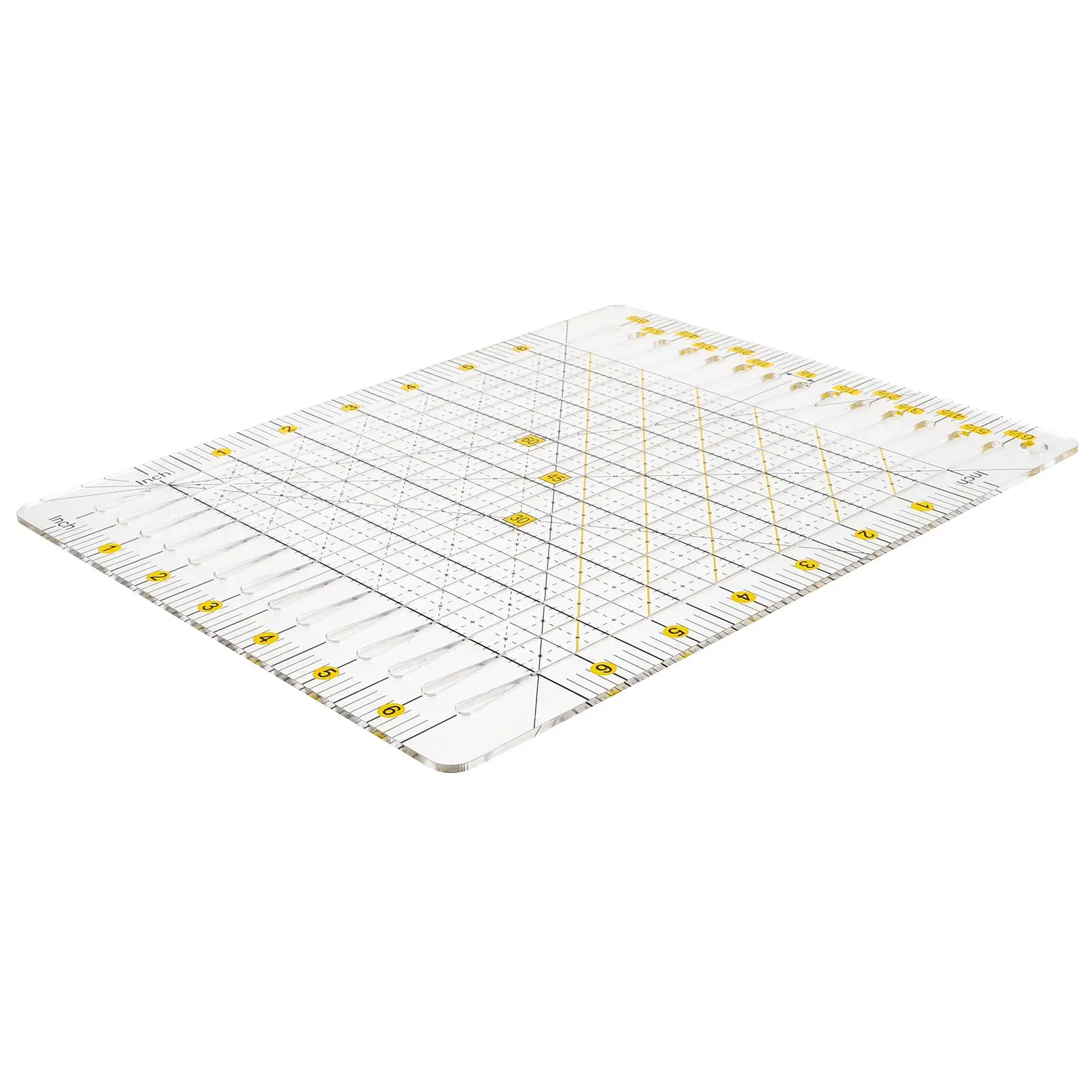 

Crop Ruler Template Clear Sewing Cutting Fabric for Plastic Quilt Rulers Shapes