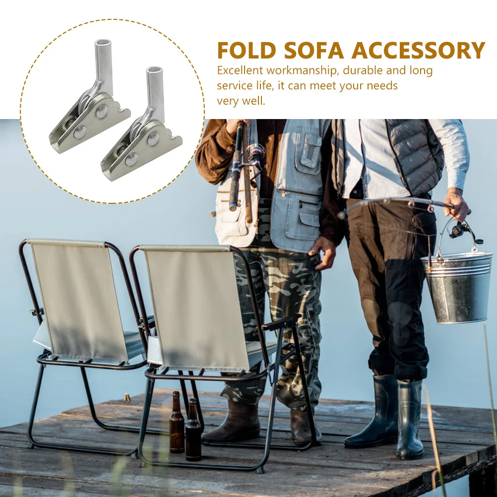 

2pcs Durable Steel Folding Sofa Hinges Beach Chair Adjustable Angle Support Black Couch Joint Hinge Tatami Furniture Hardware