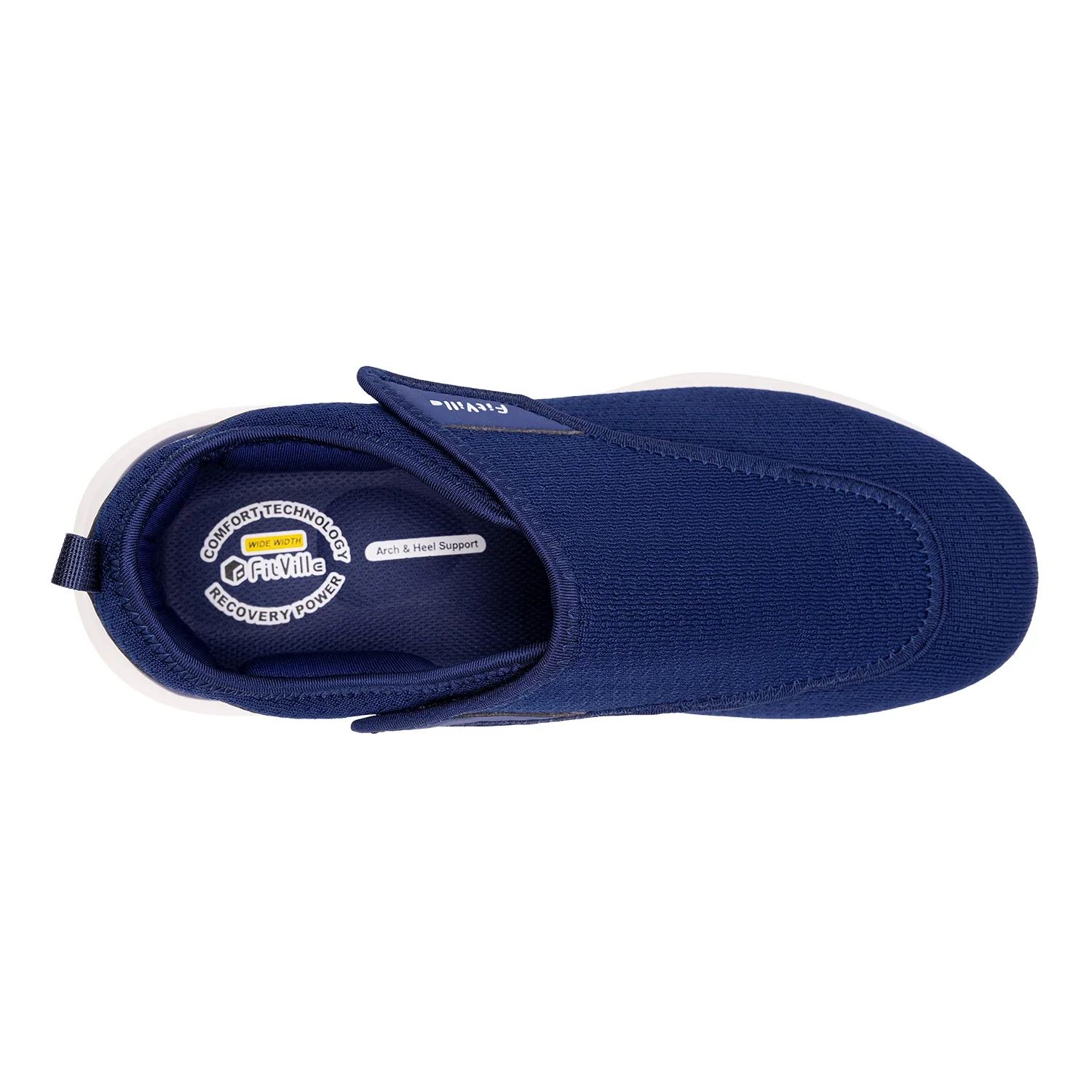 FitVille Wide 2E Diabetiker-Schuhe für Herren, für ältere Menschen, orthopädische Schuhe für geschwollene Füße, verstellbarer Gehschuh, Schmerzlinderung für ältere Menschen. – Detail 18