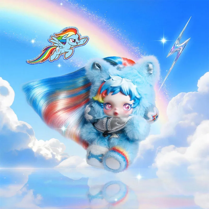 POP MART Minor Flaws Skullpanda My Little Pony Series Plush Pendant Doll Mystery Box Guess Bag Toys Perfect Gift for Girl view 2