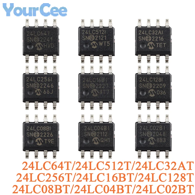 5Pcs 24LC16BT 24LC1… - image