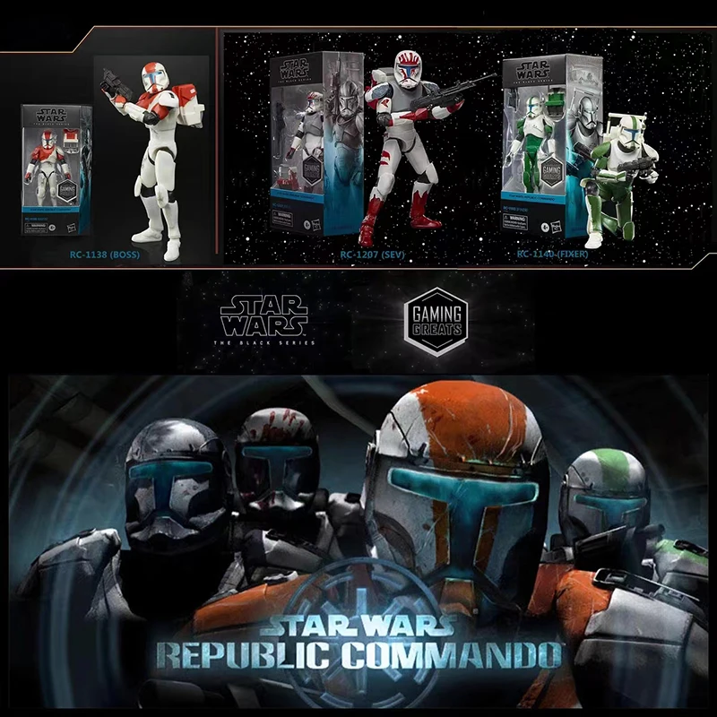 

Original Hasbro Star Wars The Black Series Gaming Greats Republic Commando Rc-1207 (Sev) 6-In Action Figure Gamestop