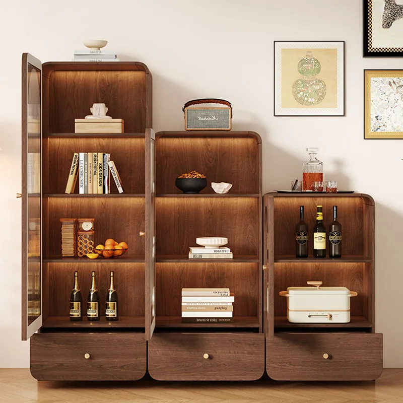 

Wood Modern Bar Cabinet Storage Living Room Whiskey Drinks Cocktai Wine Cabinet Decoration Designer Estante Trendy Furniture