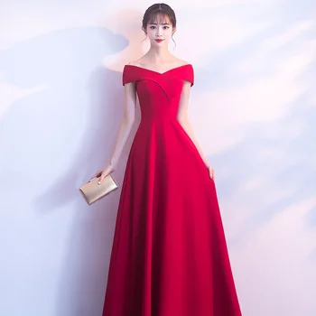 שמלת כלה אלגנטית ארוכה עם כתף אחת לשנת 2024, ללא שרוולים, בס...