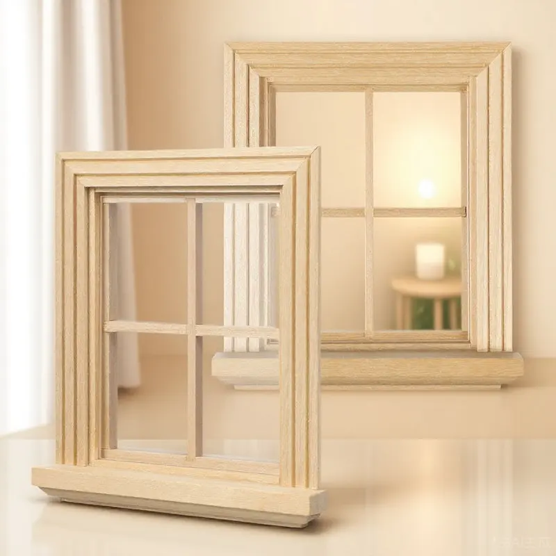 2-pezzi-cornici-per-finestre-a-quattro-griglie-in-legno-di-betulla-durevole-materiale-educativo-per-accessori-per-case-in-miniatura