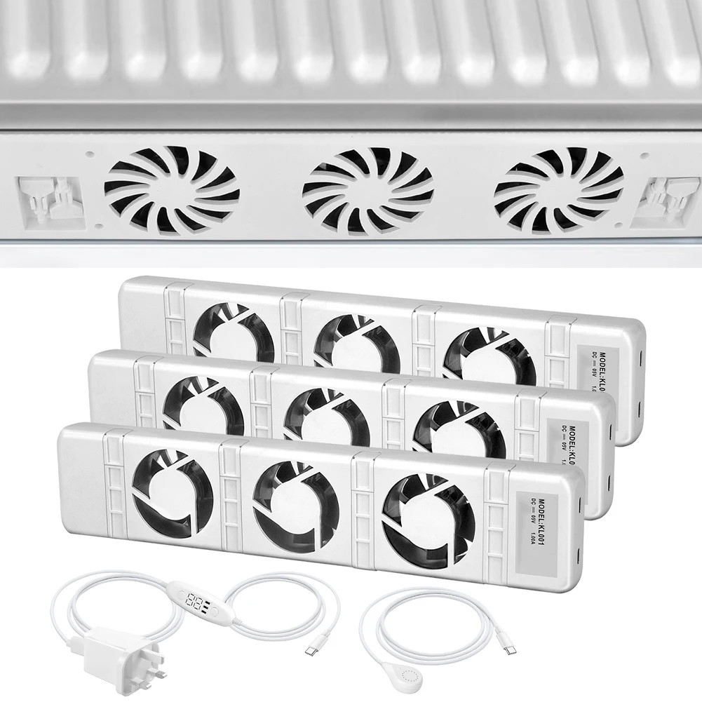 3.0 Radiator Fan For Smart Radiator Booster Extension Set Ventilator Fan DC 5V 0.2A 100-240V 50/60Hz AC 350MA Heating