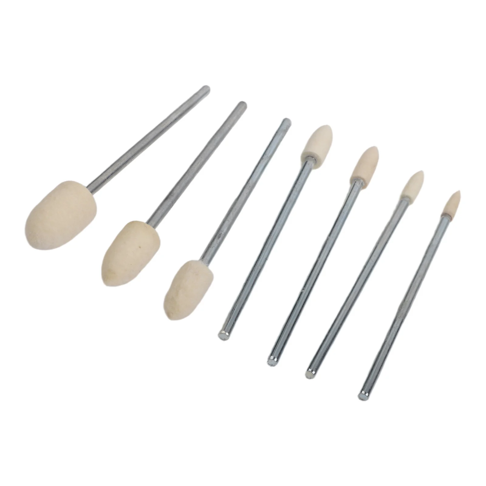 Felt Polishing Wheel Wool Polishing Wheel White Wool Material Felt Polishing Heads Fine Polishing Sanding Accessory