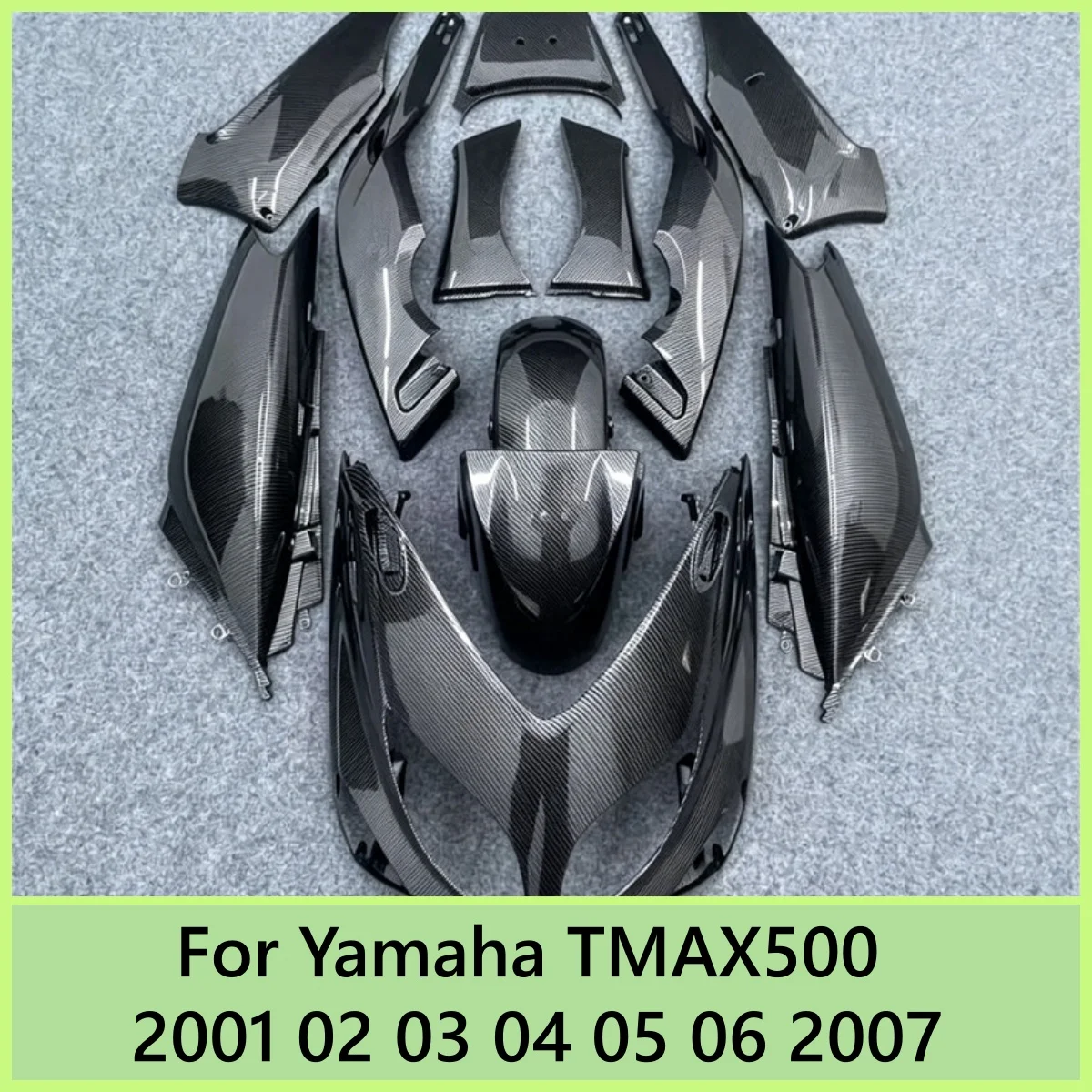 Suitable for Yamaha TMAX500 2001 02 03 04 05 06 2007 motorcycle carbon fiber fairing housing accessories, can be customized