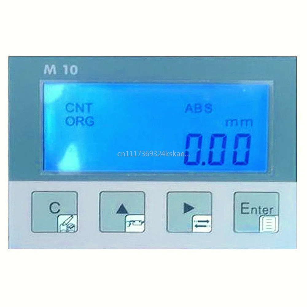 M10 Magnetic Grating Scale Digital Readout, Full Aluminum Housing, Displacement Sensor with Magnetic Read Head & Plug