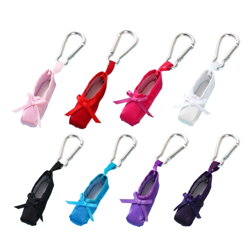 Ballet Shoe Keychain Charm Keyring Hanging Ornaments Alloy Material Backpack Pendant Perfect Gift for Dance Lovers