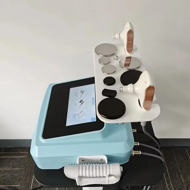 

2026 Портативная машина для физиотерапии Tecar 448 кГц для удаления морщин, подтяжки кожи, похудения и снятия боли, диатермия Tecar