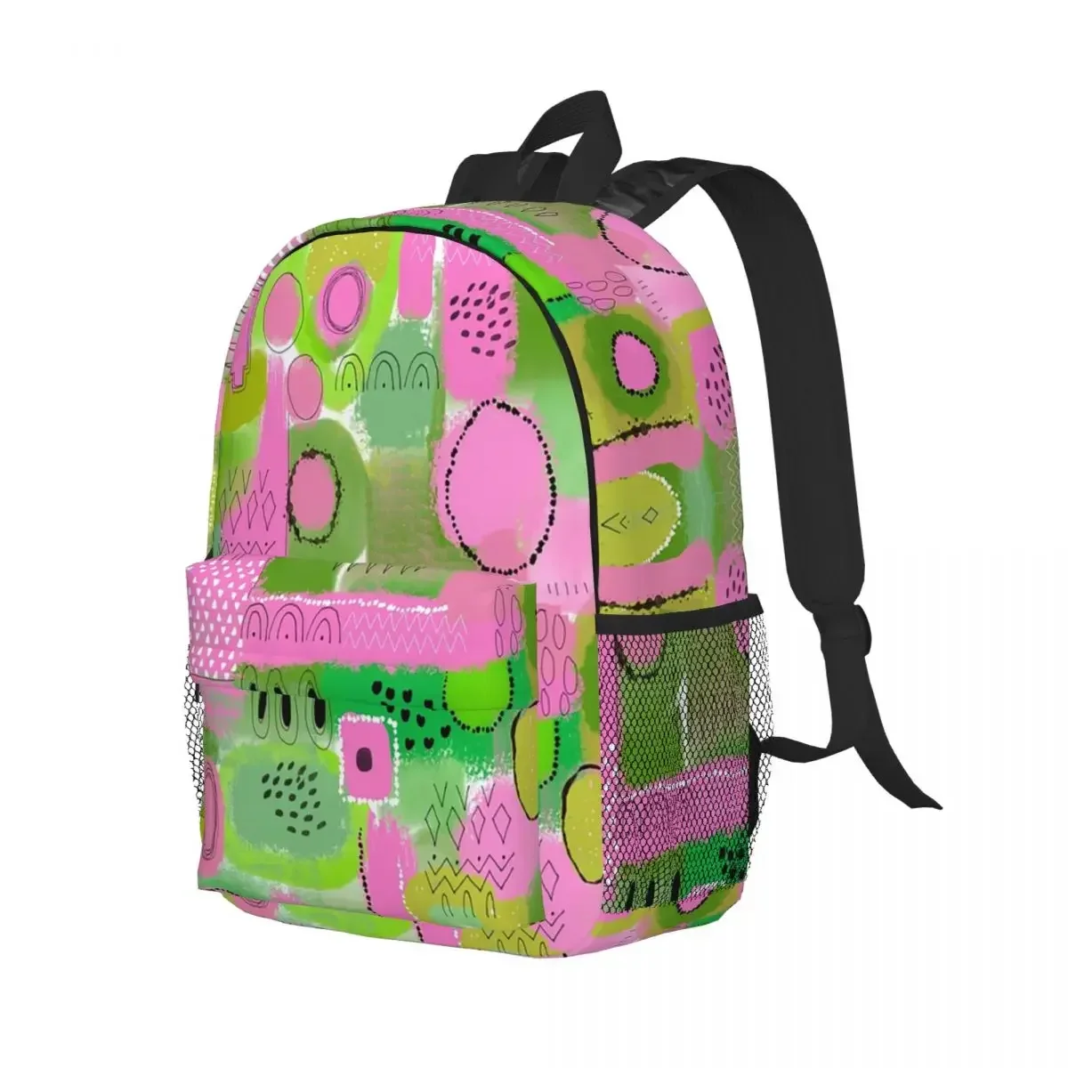 Розовые и зеленые рюкзаки с лабиринтом, подростковая сумка для книг, повседневные школьные сумки для студентов, дорожный рюкзак, сумка на плечо большой вместимости