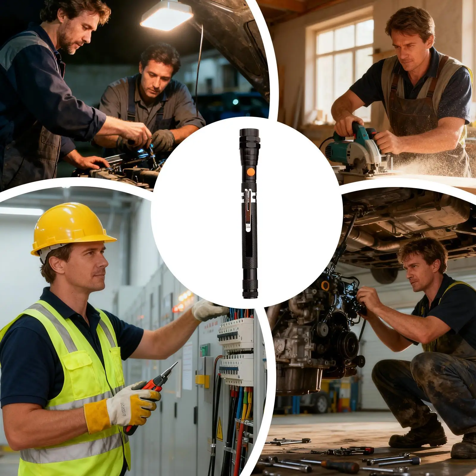 

Выдвижной магнитный пикап, выдвижной гаджет с фонариком, 22,6-дюймовый магнитный инструмент, пикап для мужчин, папа, автомобиль, работа, дом