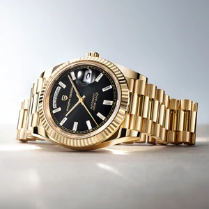 Nuevo diseño pagani DD36 Gold Luxury Mechanical Watch para hombres ST16 100m Implaz de AR Sapphire Glass Wallwatch Men 8 Mejores ventas Tres patos Tiempo de juego directo del reloj - №1