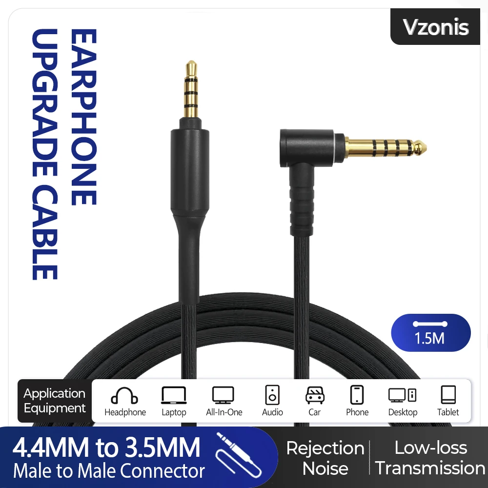 

Technical Audio Upgrade Cable Headphone Balanced Cable with 4.4MM to 3.5MM Plug Suitable for SONY WH-1000XM2 XM3 XM4 H900N 800