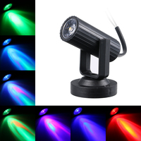 Mini Spot Lamp 1W AC85-265V Stage Lighting Fixture Portable for Home Party Decoration Deco DJ Show Bar Pub Club Concert Lamp