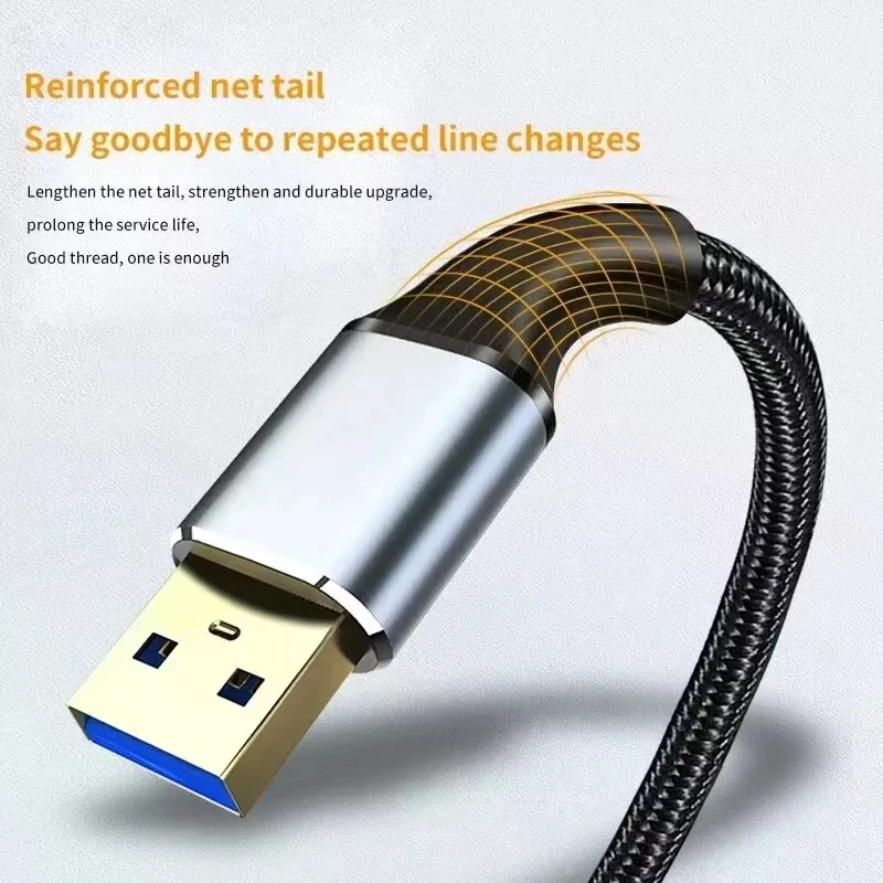 Male And Female Usb Extension Cable Usb 3.0 Mobile Charging Cable Suitable For Smart Laptops, Tvs, Ps4, And Usb Extension Cables