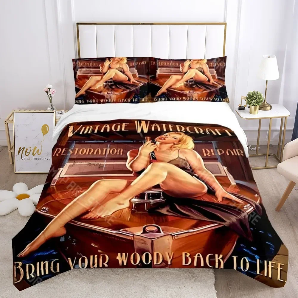 

3D Print Smokin Hot Sexy Girl Bedding Set Twin Queen King Full Size Single Double Duvet Cover Pillowcase Bed Boys Girls Adults