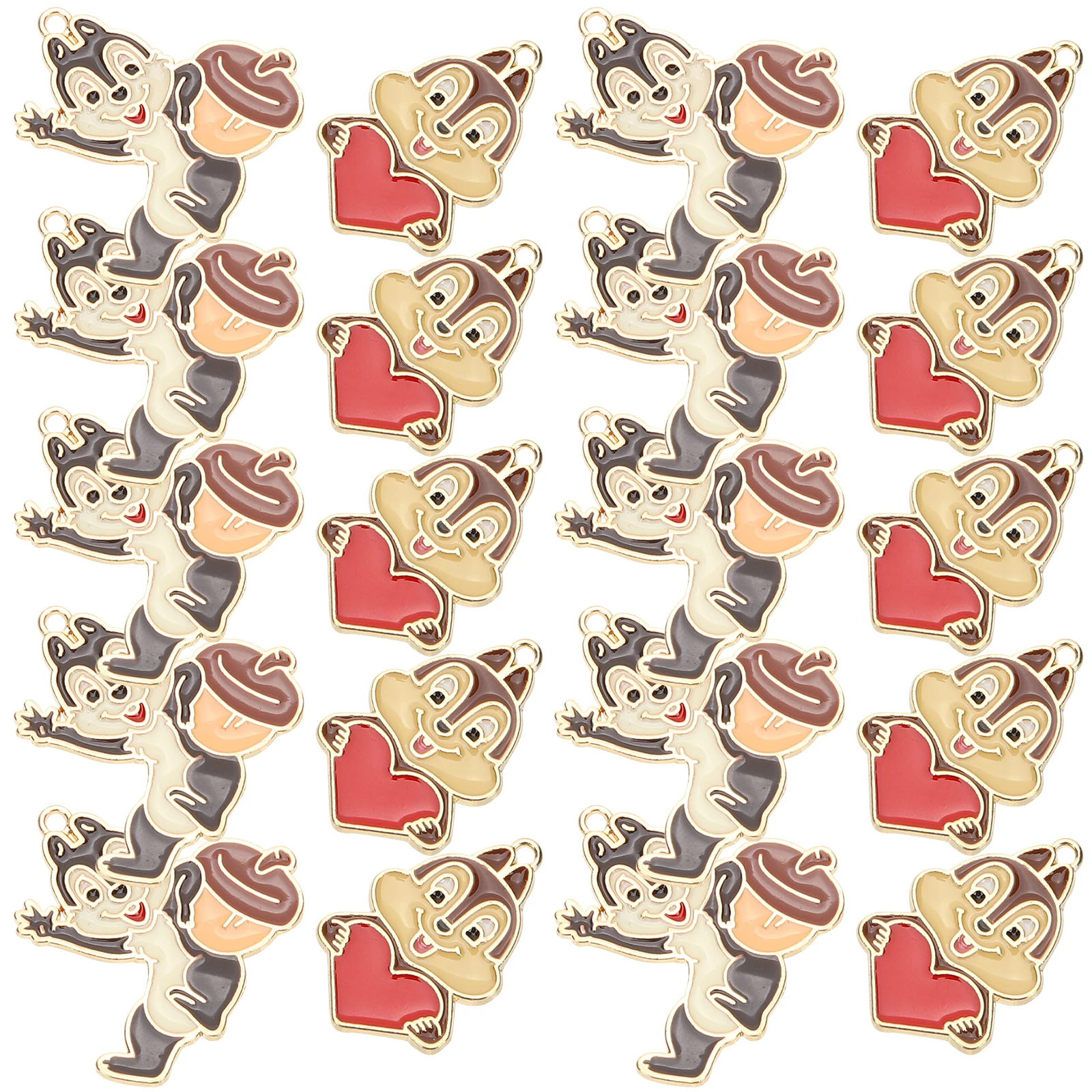 

20 шт., подвеска в виде белки, подвеска в виде животного для ожерелья, браслета, изготовления ювелирных изделий, принадлежности для рукоделия, ювелирные изделия, подвески в виде белки