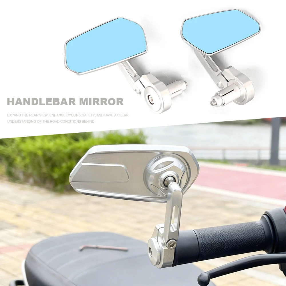 

Motorcycle Handlebar Mirrors Triangle Bar End Rearview Mirror For Vespa Sprint 150 Primavera 150 GTS 300 GTV 300 Accessories