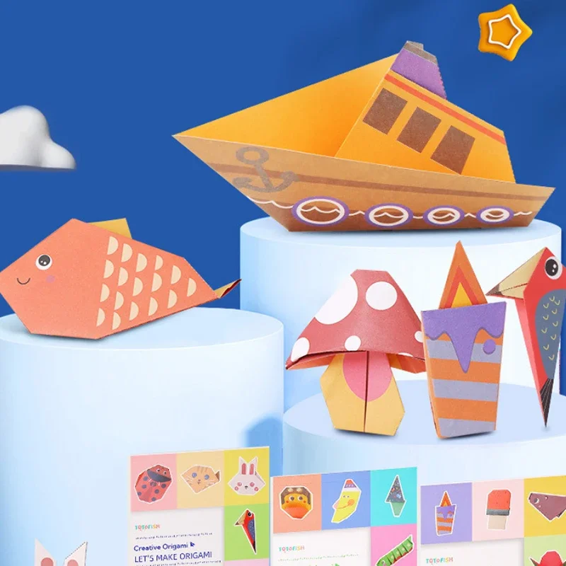 Fuuny Origami Paper Craft Guiding Book Projects Supplies For Beginners Children Kids Boys Girls DIY Art Craft