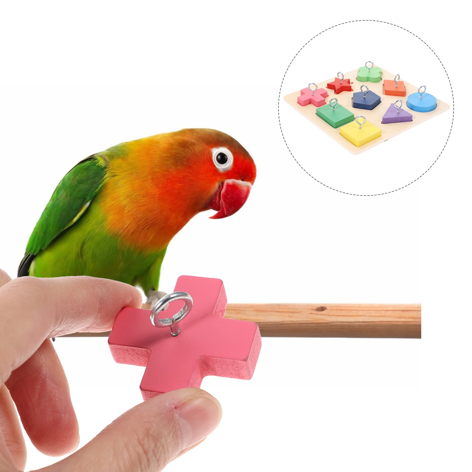 

Bird Intelligence Toy Parakeet Cage Accessories Birds Playing Training Stick for