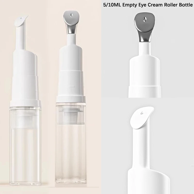 5/10ml Empty Cosmetic Container For Eye Cream Massage Essential Refillable Bottle Lip Balm Metal Top Soft Tube