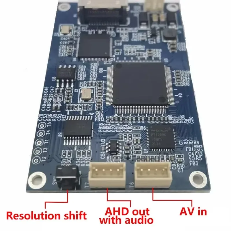 BoMaSAv Cvbs And To A 1080p Video Convertor Cvbs Analog Signal Av Signal Audio/video To A 1080p Converter Box Module