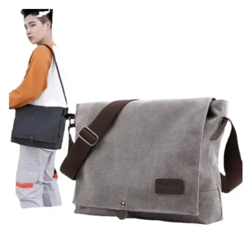 

Men's Shoulder Bag High Quality male Messenger Bag man canvas Travel CrossBody Satchels Business handbag