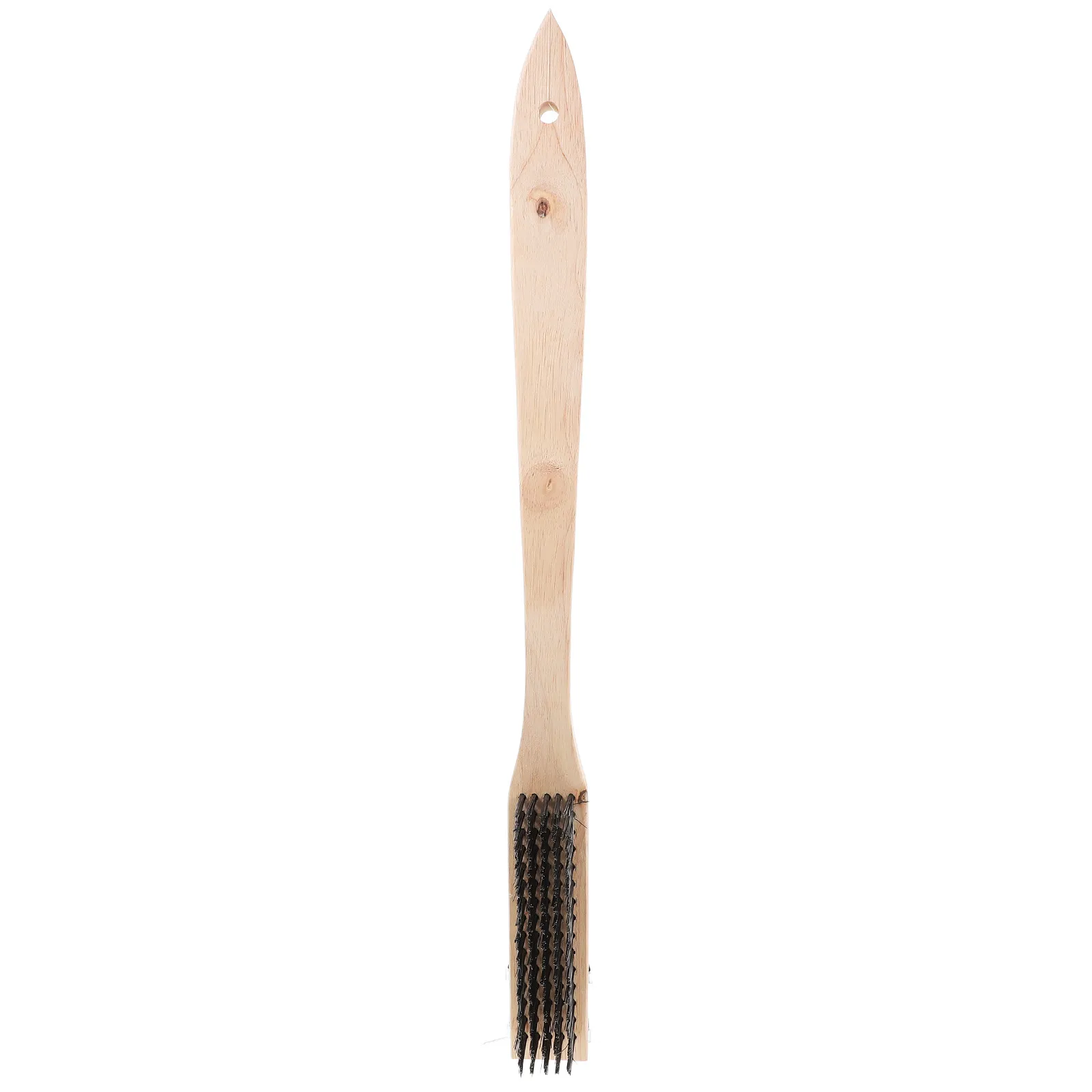 Pizza Oven Brush Detachable Long Handle Stainless Steel Wire Brush Pizza Stone Cleaner Scraper Tool for Grill Outdoor Bbq
