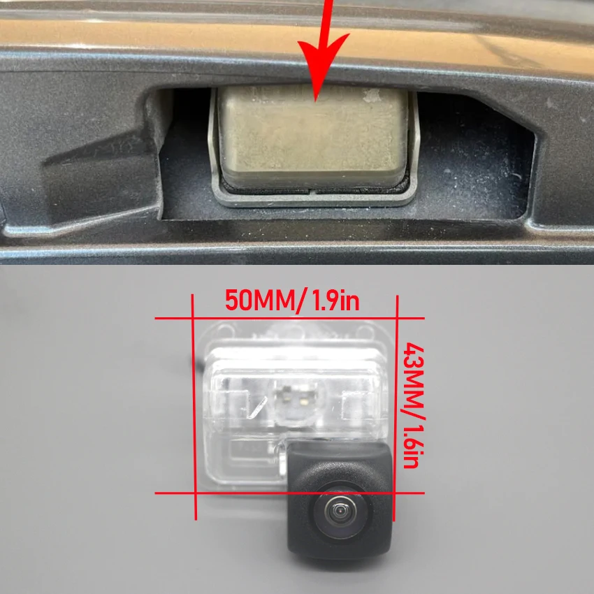 Rear View Camera For Mazda 6 Sport Atenza Wagon(GH) 2008~2013 CCD Night Vision Reverse backup Parking Camera Fisheye Lens