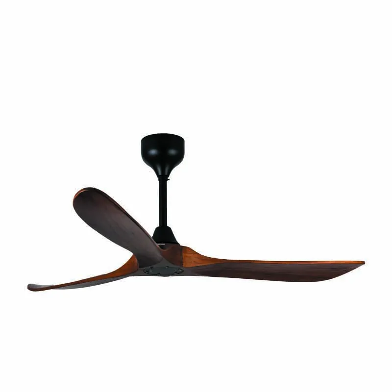 New Product Modern Solid Wood Blades DC Ceiling Fan Without Light And Remote Control fan chandelier