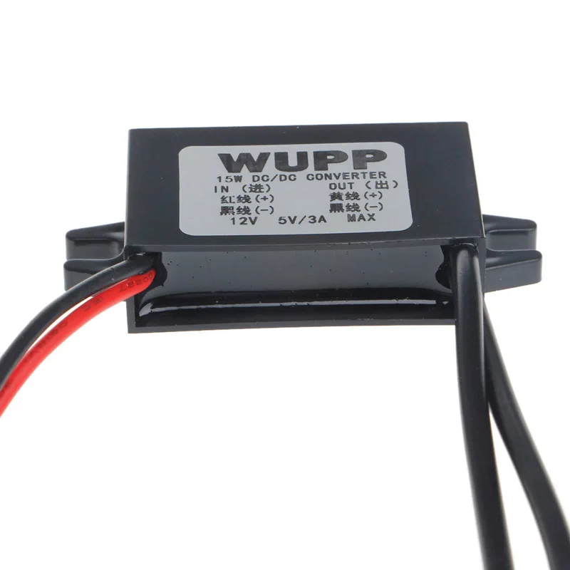 

Car for DC 12V to for DC 5V 3A 15W Regulator Step Down Converter Dropshipping