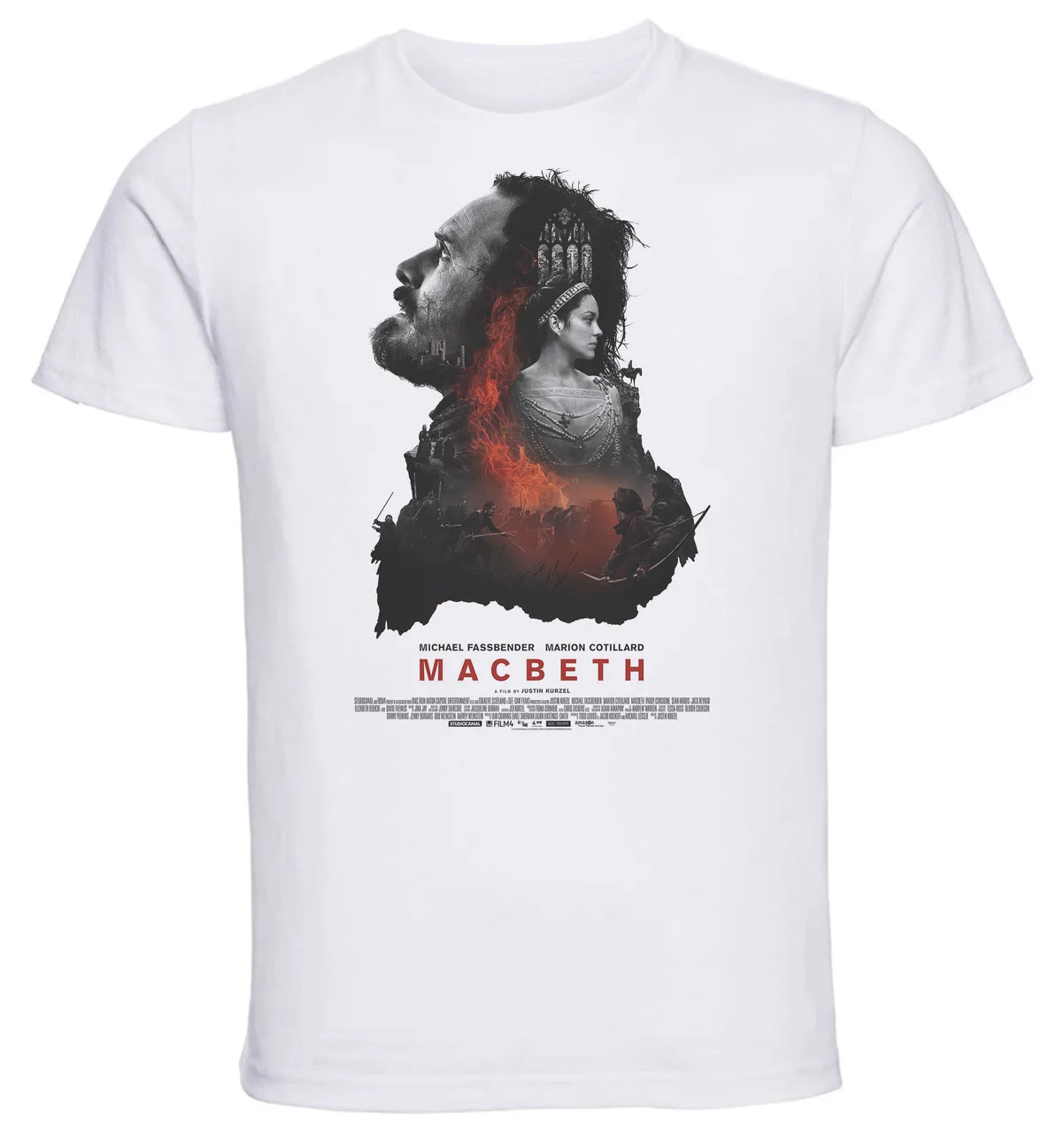 

T-shirt Unisex - White - Macbeth Playbill