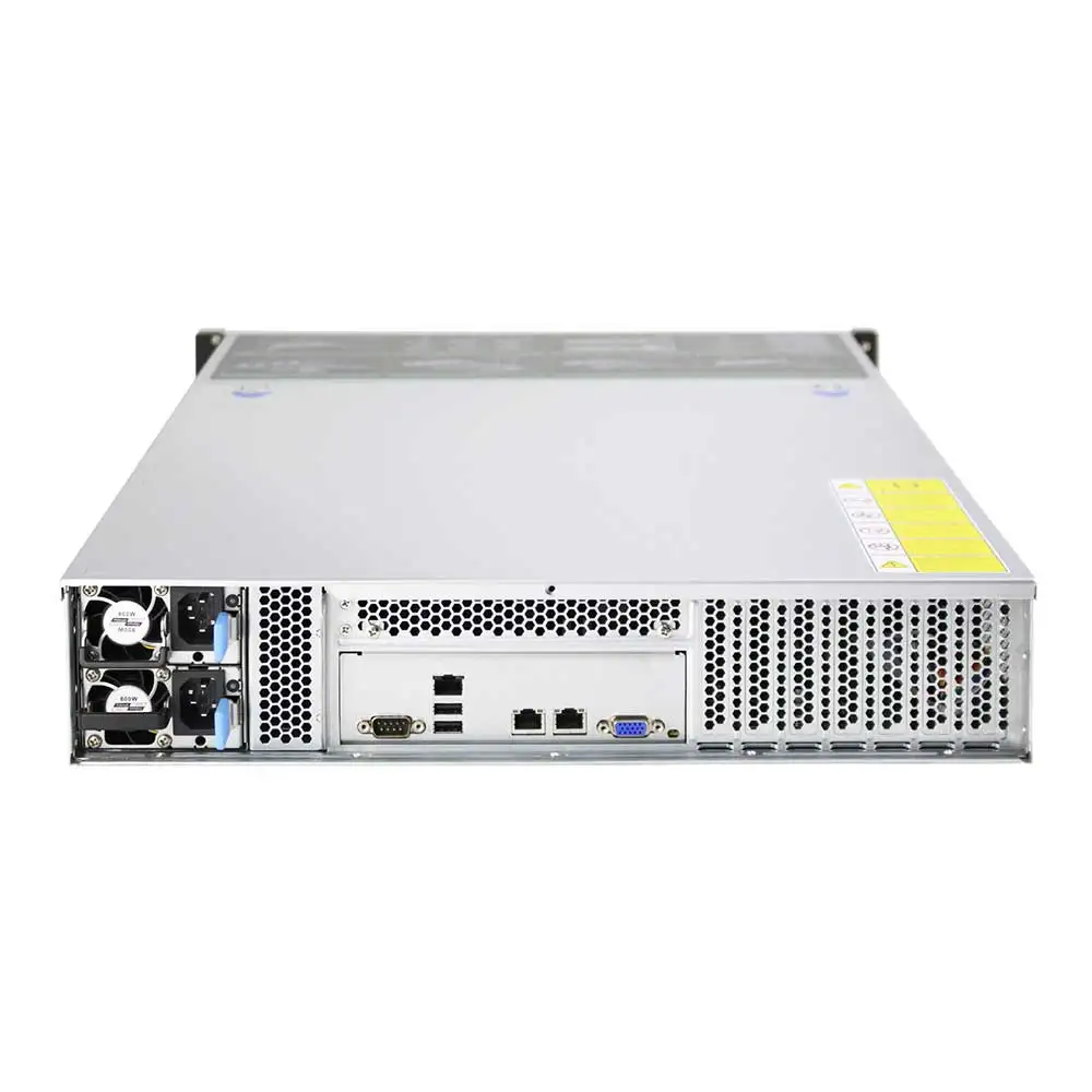 Châssis de serveur de stockage 2U, boîtier de serveur pour carte mère E-ATX, alimentation électrique redondant