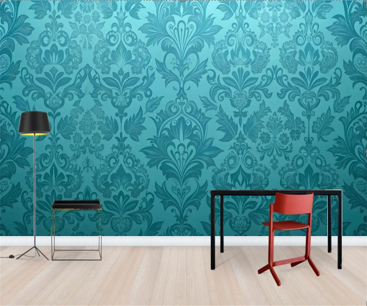 

Custom wallpaper home decoration mural modern Damas Flowers Unlimited Splicing Flowers TV background wall 3d wallpaper