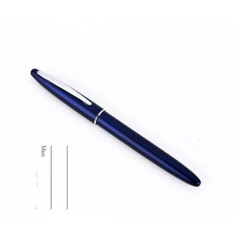 Hongdian HD-560 Metal Fountain Pen Blue Red White Black Ink Pen Nib EF 0.38mm Writing For Business Office  School Supplies