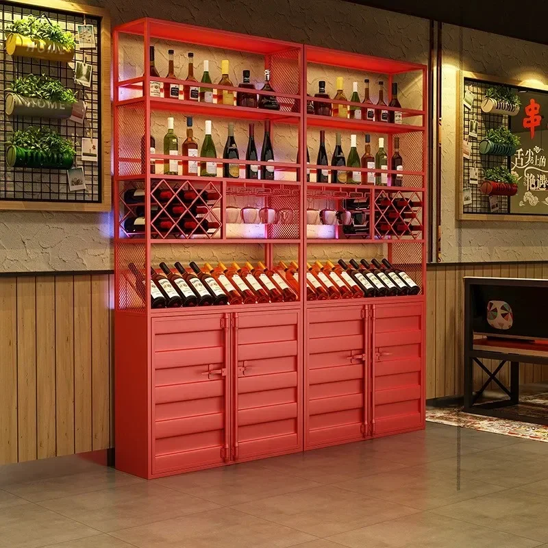 

Wine Decoration Modern Home Bar Accessories Shelves Portable Open Cabinets Cabinet Luxury Outdoor Whiskey Wall Drinks Showcase