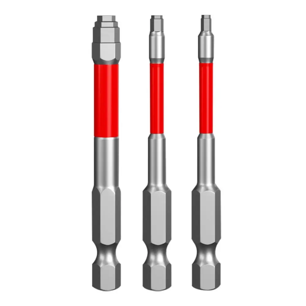 Magnetic Hexagonal Screwdriver Bit Pagoda-Shaped Non-slip Electric Screwdriver Bits S2 Alloy Steel High Hardness