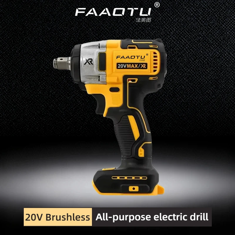 

FAAOTU DCF880 Аккумуляторный ударный гайковерт 20 В 2300 об/мин Перезаряжаемый электрический ключ Электроинструмент Подходит для батареи Dewalt