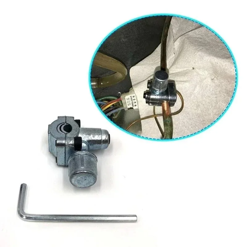 

652F BPV31 Piercing Tap Replacement Universal Adjustable Fits for HVAC Refrigerants System Durable