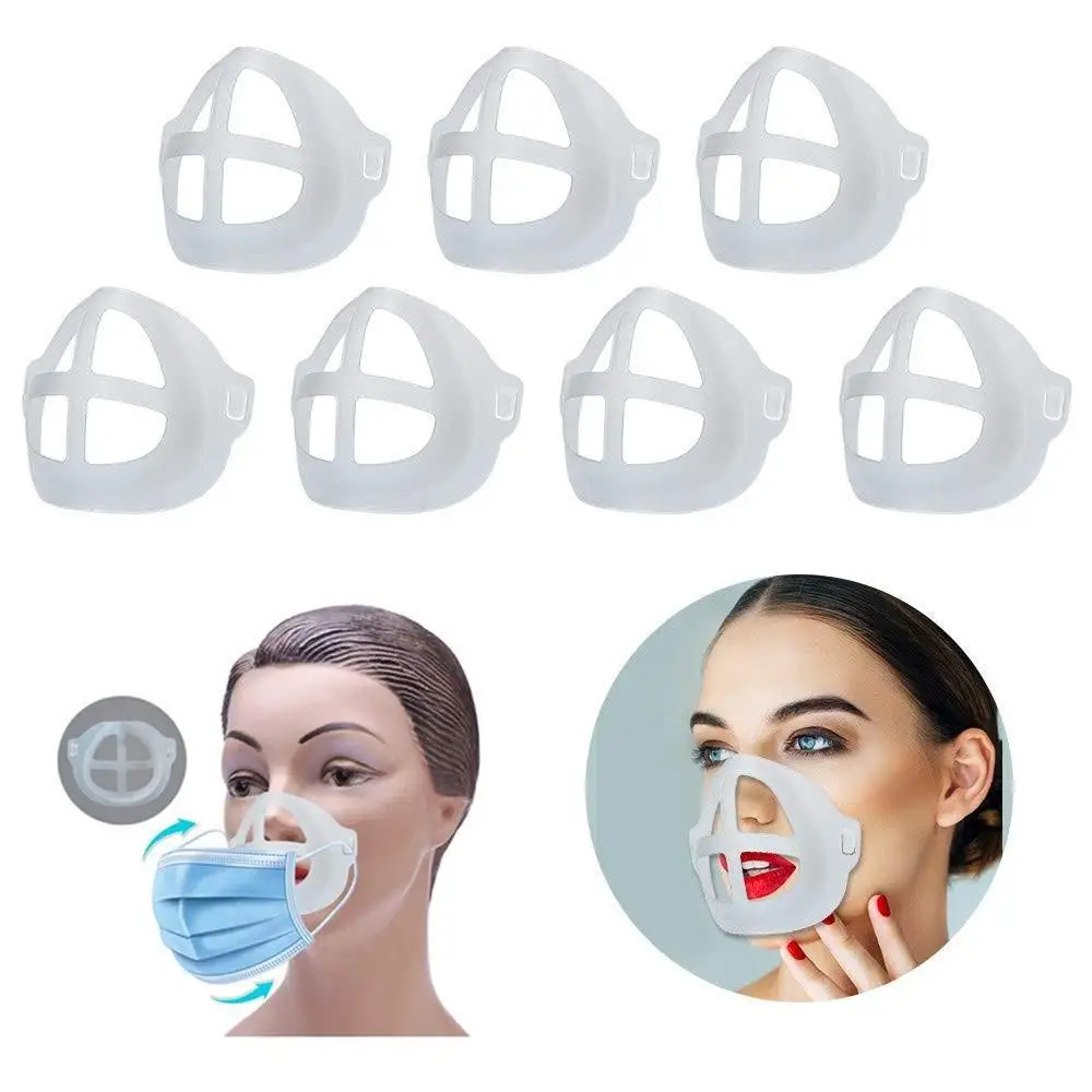 1~8PCS Breathing 3d Mask Bracket Support Smoothly Face Mask Bracket 3d Mask Bracket Holder Lipstick-proof