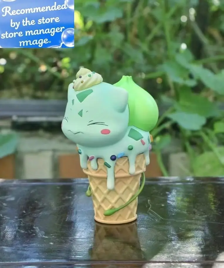 

Набор фигурок для моделирования на тему мороженого Pokemon-Чармандер Psyduck Bulbasaur, коллекционные игрушки ручной работы для фанатов, подарок