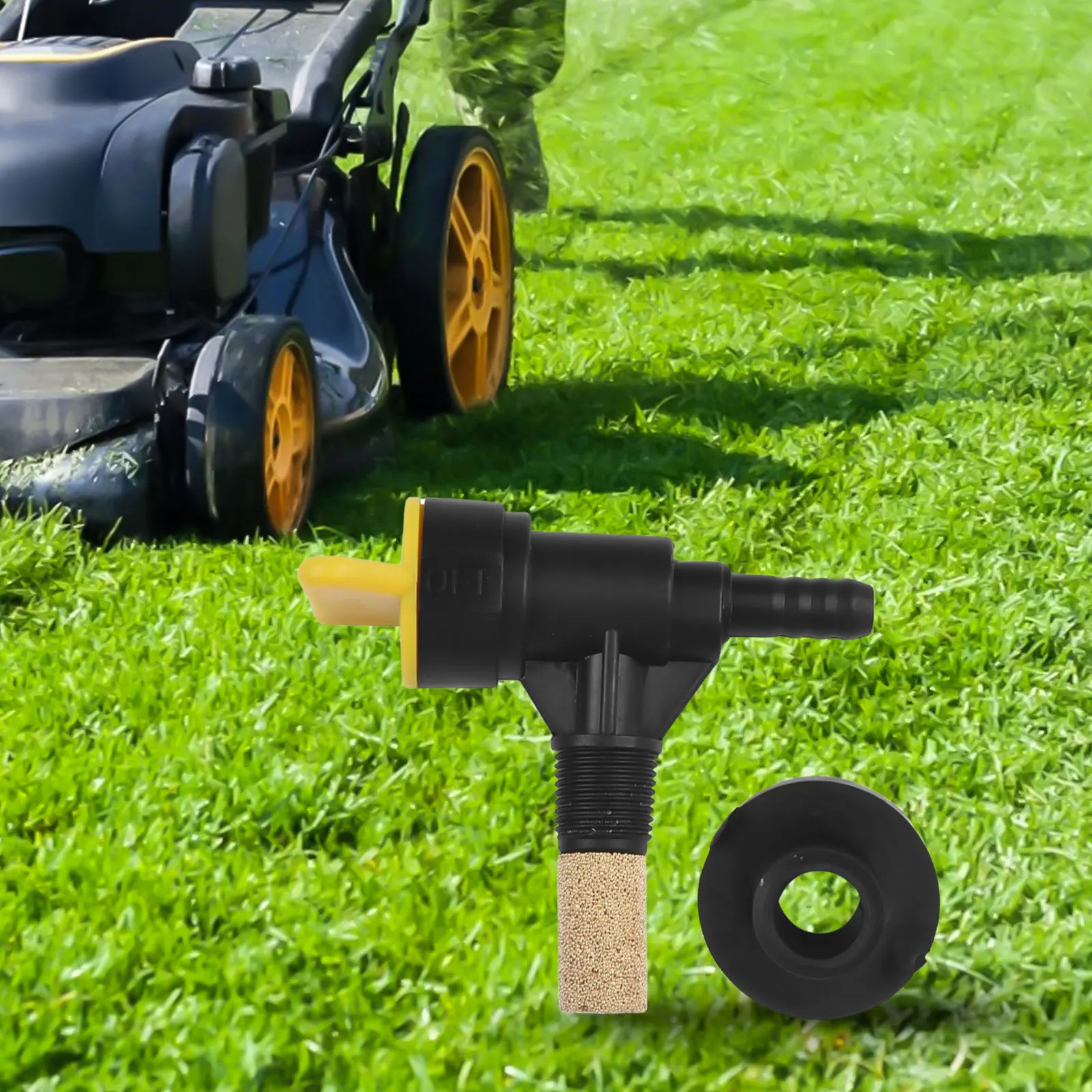 Robinet de réservoir de carburant et œillet de tondeuse à gazon, pièces de tondeuse à gazon pour AM293 AM294, pièces d'outils de jardin pour tondeuses Cox