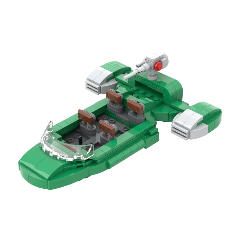 

Lightweight Hover Bike MOC Building Blocks Futuristic Floating Motorcycle Model DIY Assemble Sci-fi Air Riding Vehicle