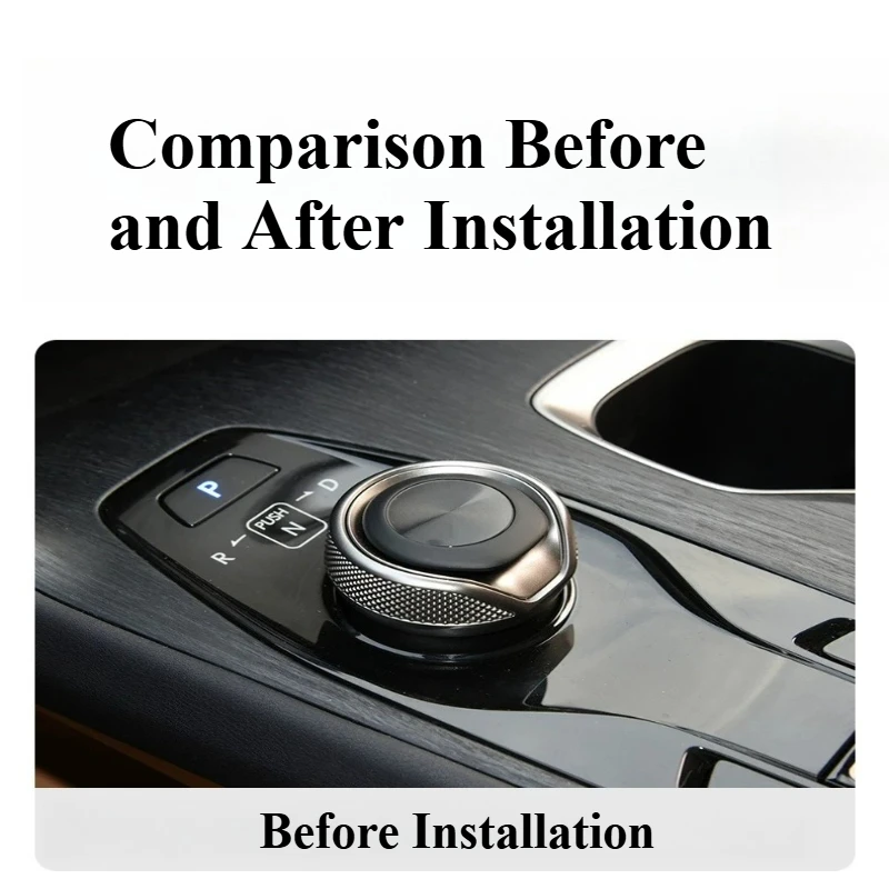 For Lexus RZ 2023-2024 Gear Shift Crystal Trim Scratch‑Resistant Decorative Cover Custom Precise Fit Durable Interior Mod Parts